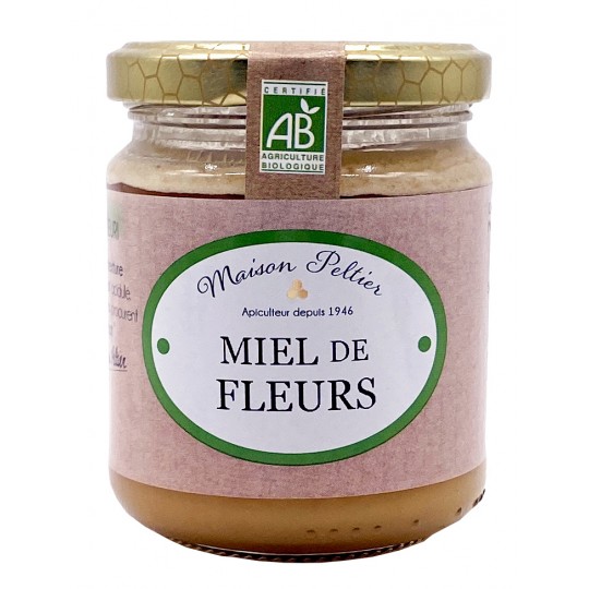 Organic Creamy Flower Honey Maison Peltier 